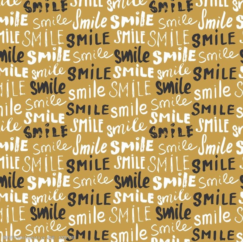 香蕉字母SMILE图片