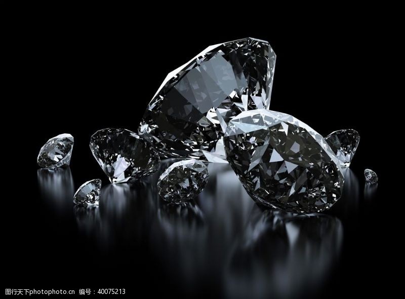 光环钻石宝石图片