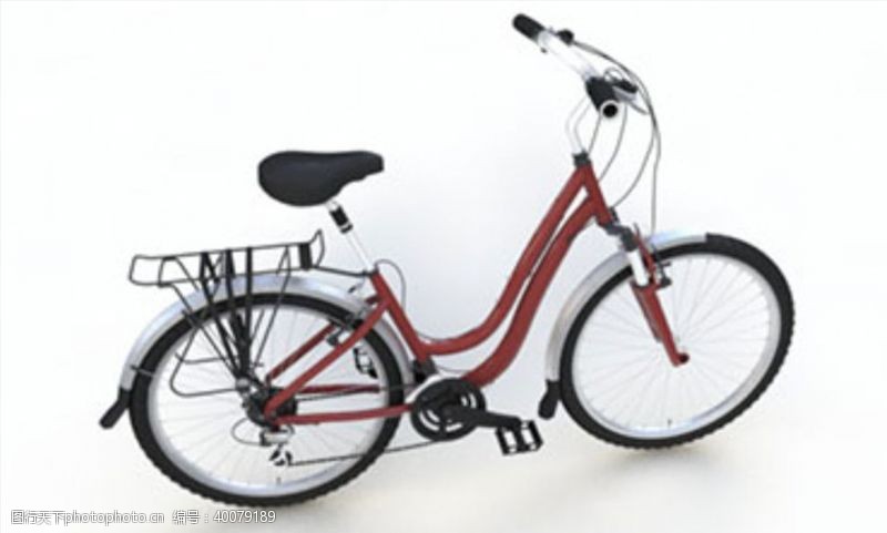 C4D模型自行车图片