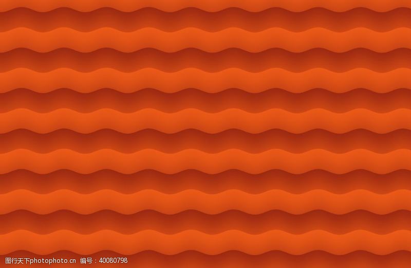 展板橙色背景橙色波纹图片
