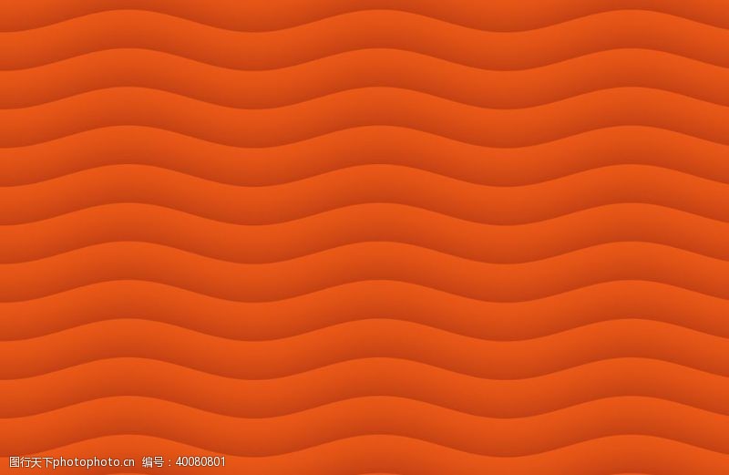 波浪橙色波纹图片