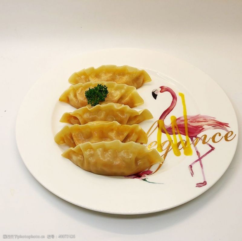 韩国菜单素材韩式煎饺图片