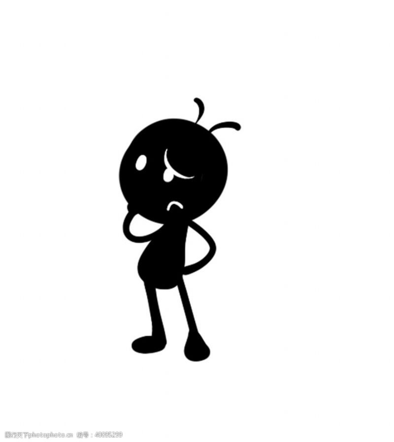 人物造型卡通蚂蚁素材图片