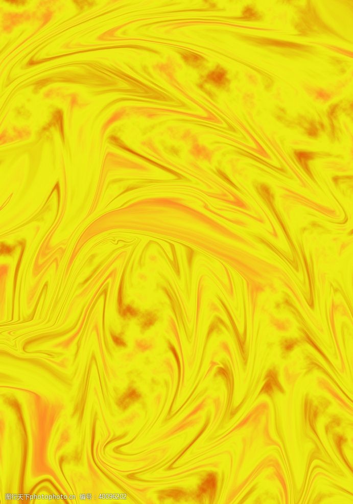 黄色丝绸流体背景图片