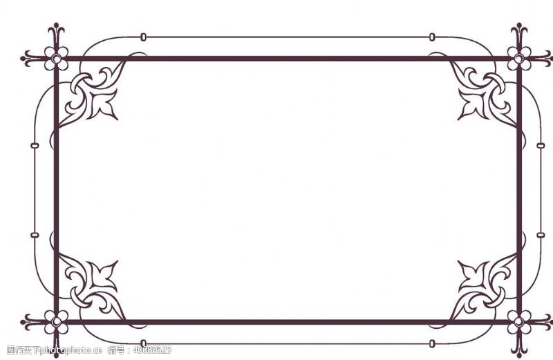 精美边框欧式花纹图片