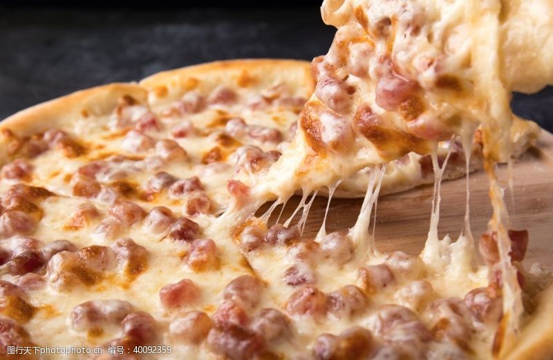 小吃菜单披萨海报图片