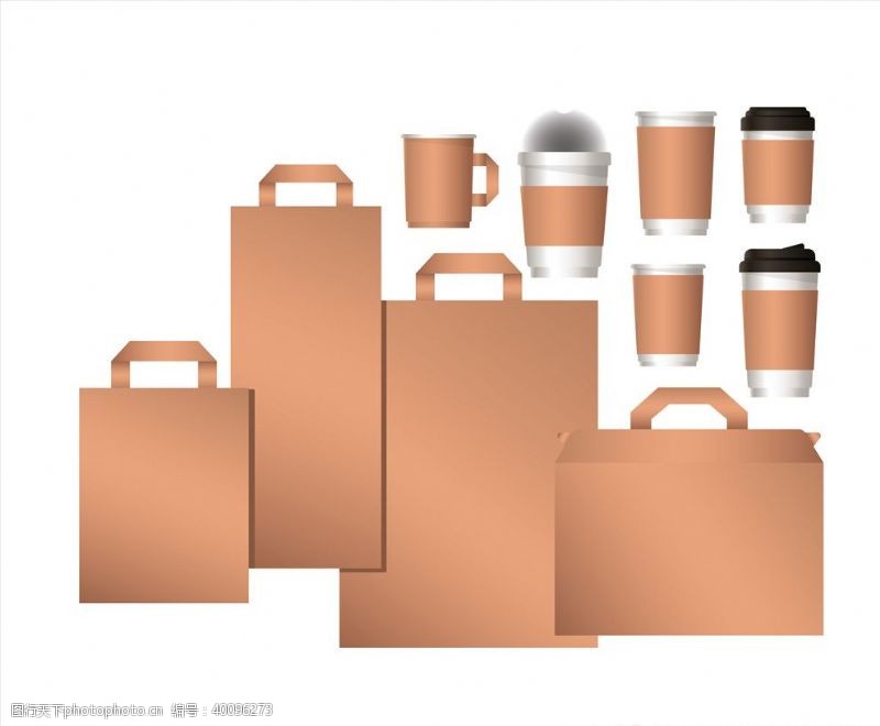 纸盒包装企业vi设计图片