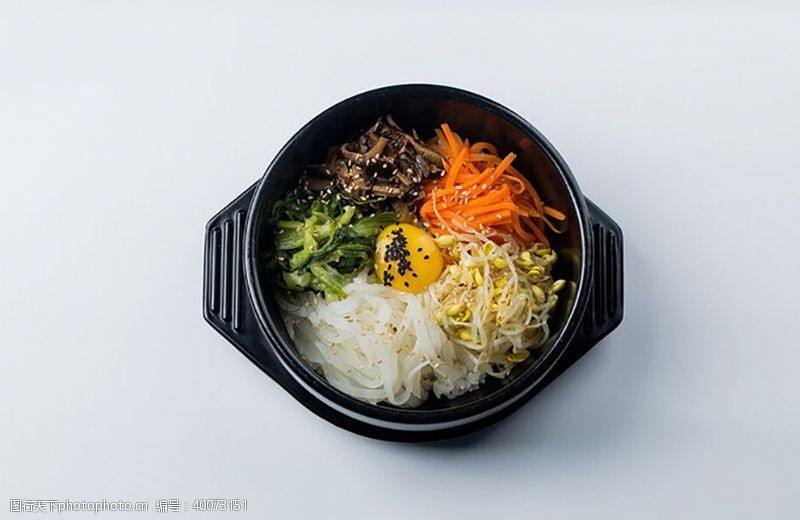 韩国菜谱石锅拌饭韩国料理图片