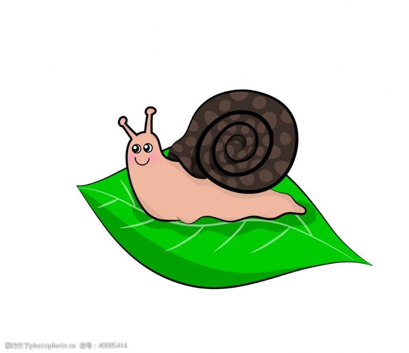巨型广告画手绘蜗牛素材图片