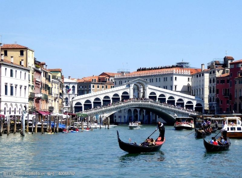 欧洲建筑威尼斯桥梁图片