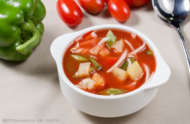 西红柿汤图片