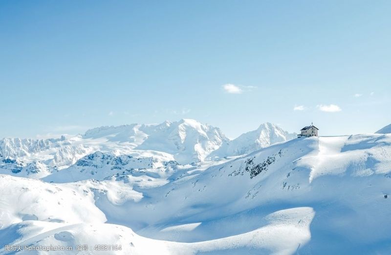 滑雪素材雪景图片
