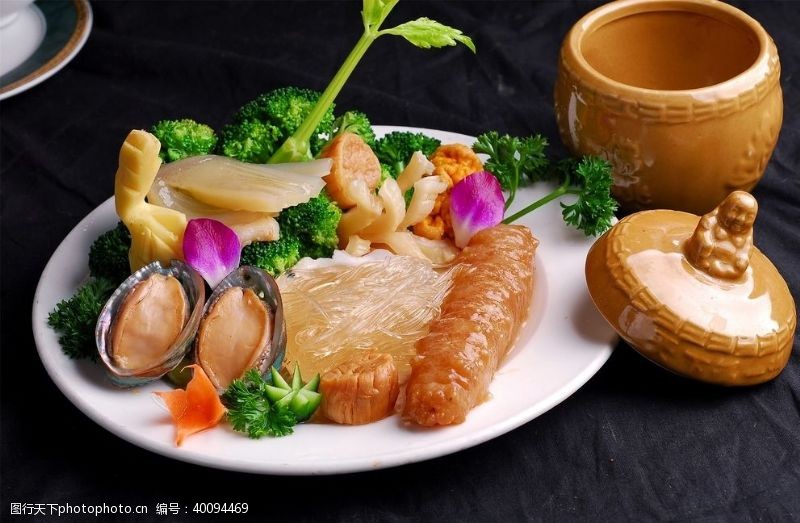 海鲜菇鲍鱼鱼翅图片