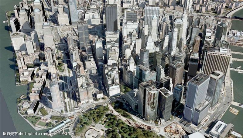 城市模型C4D模型城市图片