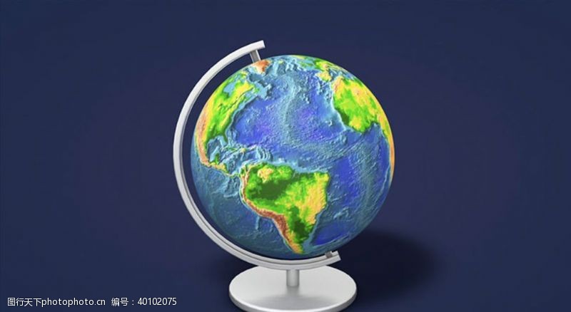 3d模型C4D模型地球仪图片