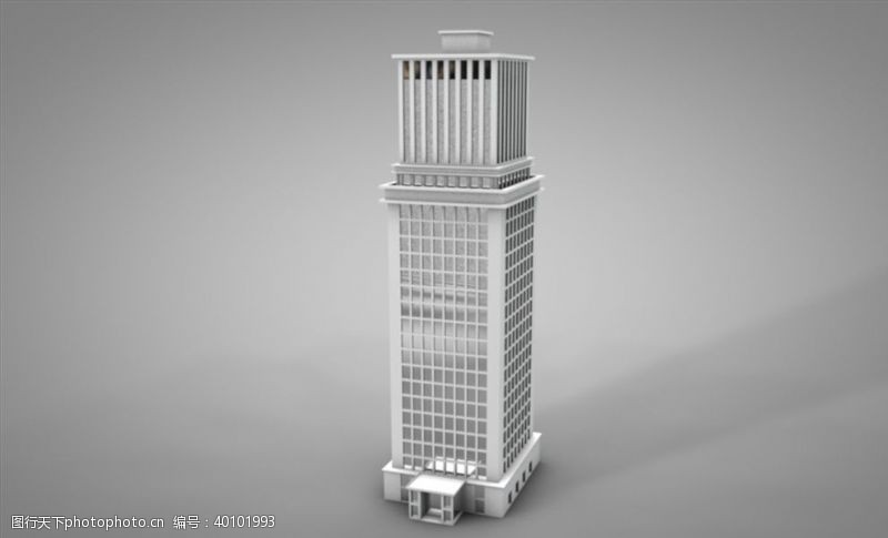 工程C4D模型高楼大夏摩天大楼图片