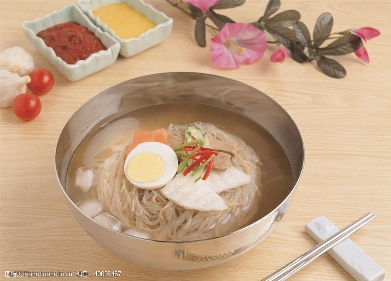 韩国料理海报朝鲜冷面图片