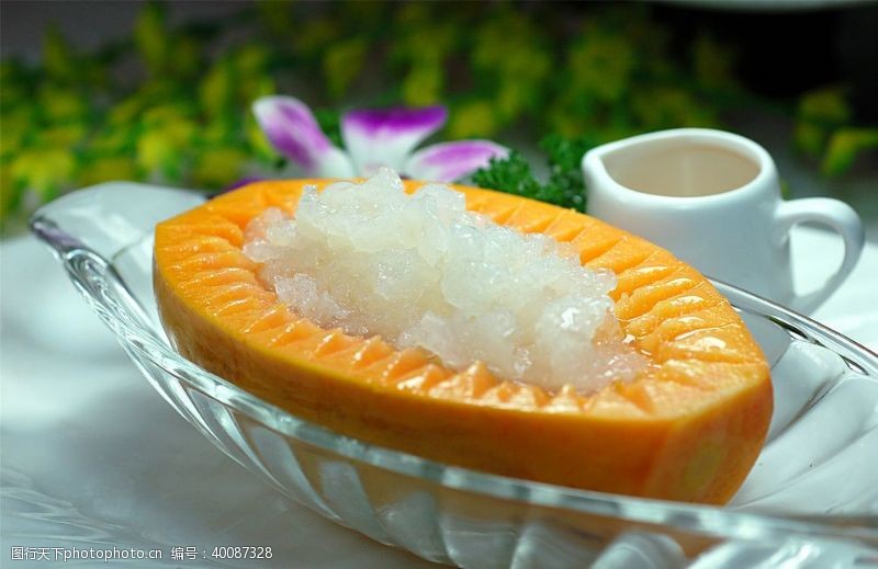 雪菜翅木瓜炖雪哈图片
