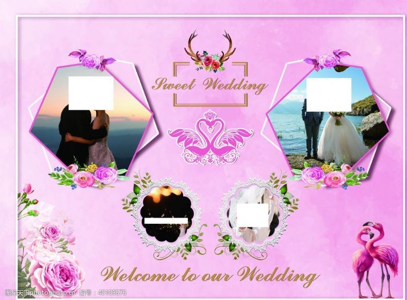 粉色婚礼主题粉色婚礼小清鲜婚礼图片