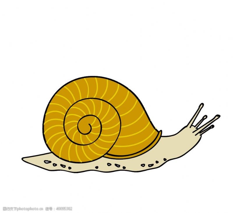 巨型广告画卡通手绘蜗牛图片