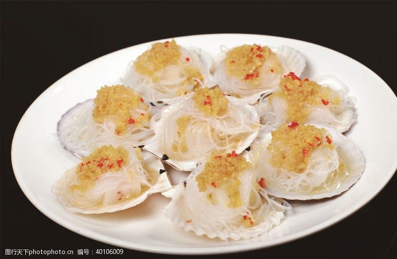 高清菜谱用图米粉丝蒸鳕鱼图片
