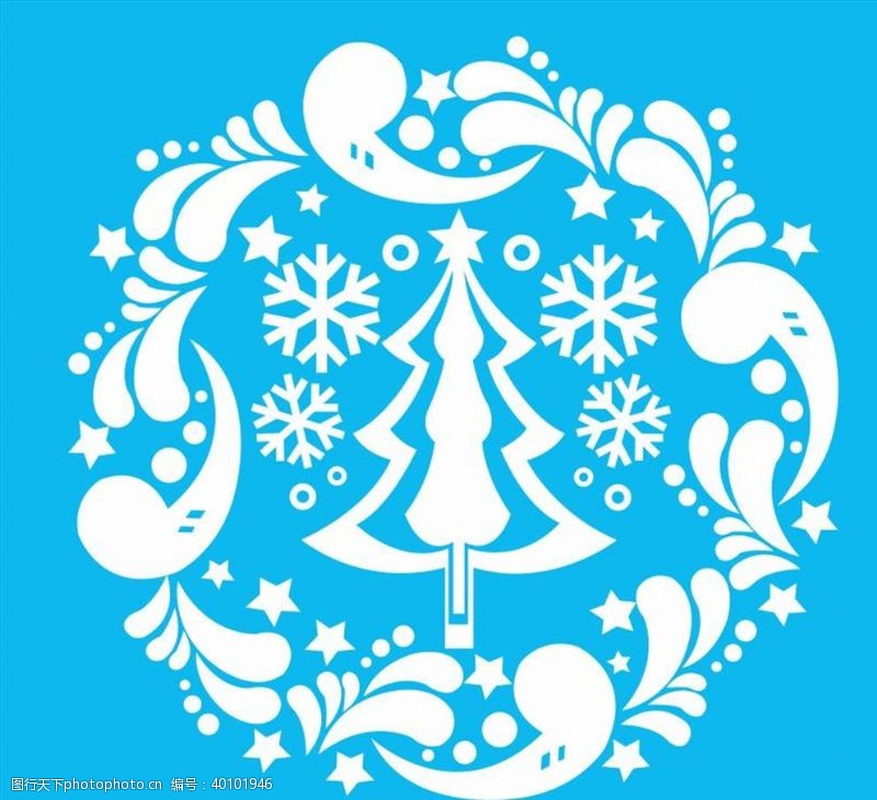 海星圣诞节素材圣诞树图片