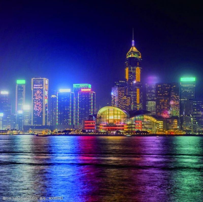 香港的夜景图片免费下载 香港的夜景素材 香港的夜景模板 图行天下素材网