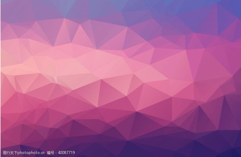 冷暖色紫色调菱形背景图片
