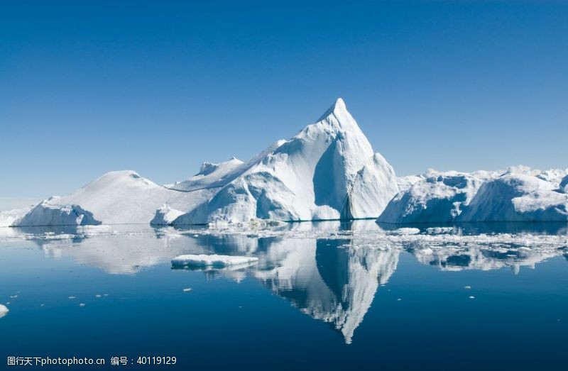 海岛冰川图片