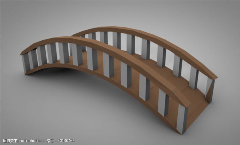 桥模型C4D模型桥图片