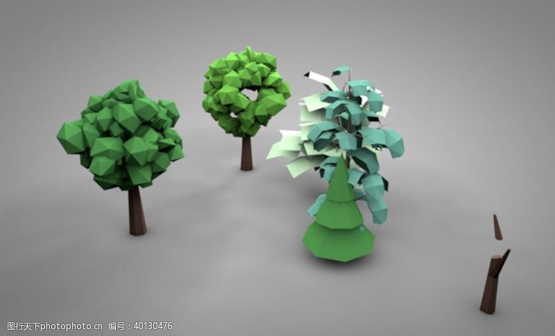 树木模型C4D模型树木图片