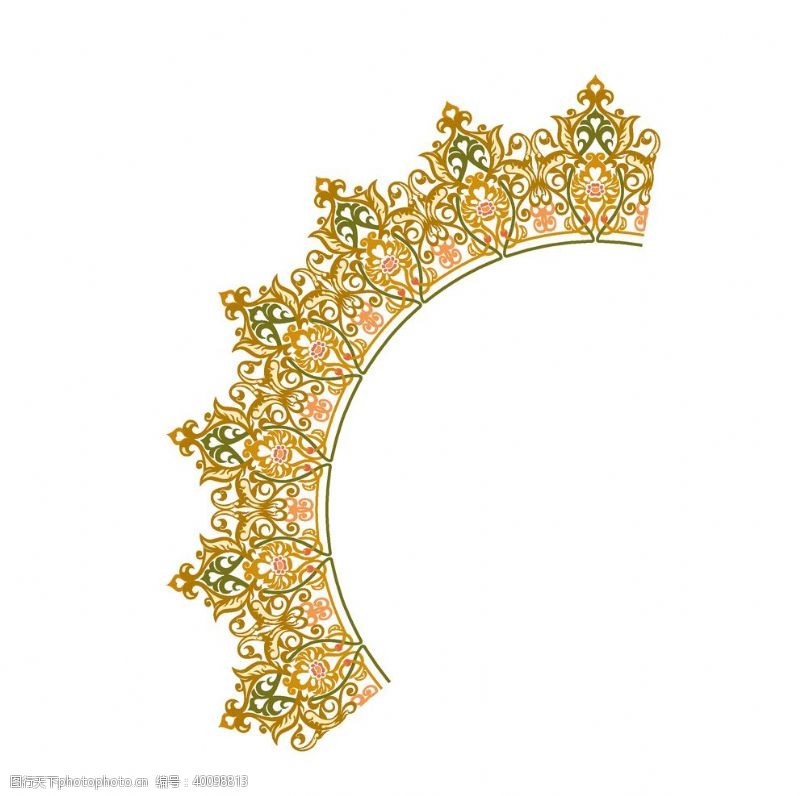 古典欧式花纹传统底纹边框图片
