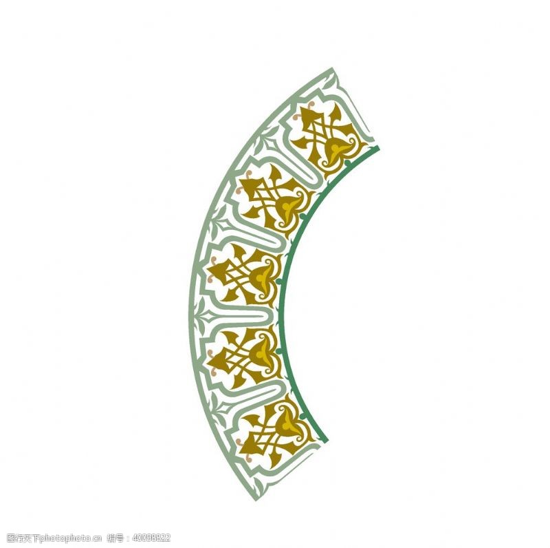 欧式古典花边传统底纹设计图片
