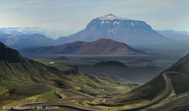 山峰美景风景图片