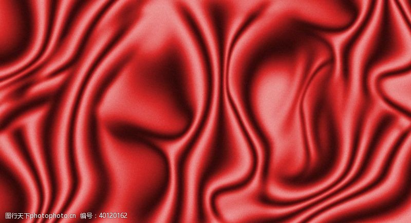 丝绸素材红色丝绸背景图片