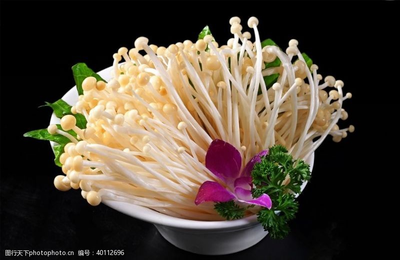 蔬菜灯箱火锅菌类配菜图片