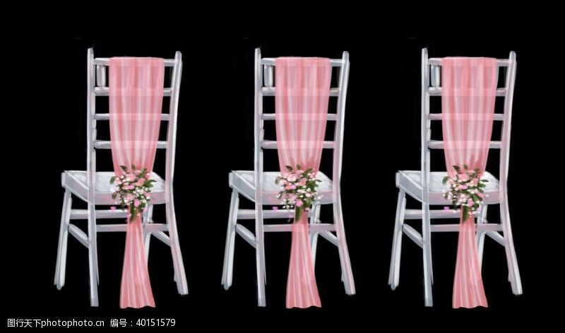 婚礼道具户外竹节椅图片