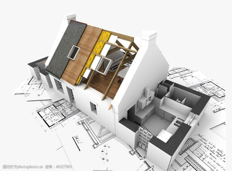 住宅建筑结构图图片