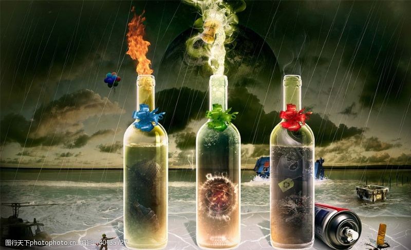 质感海报酒水图片