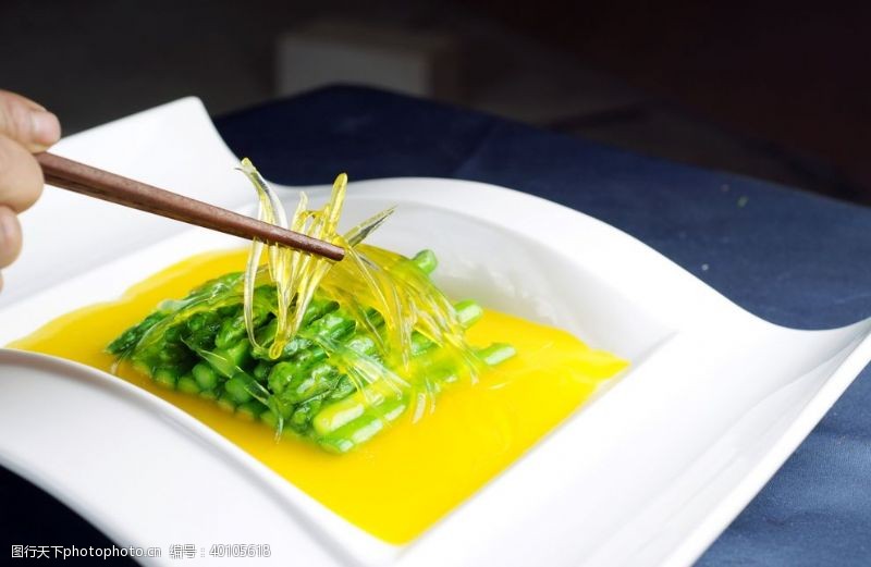 饭菜芦荟烩鱼翅图片