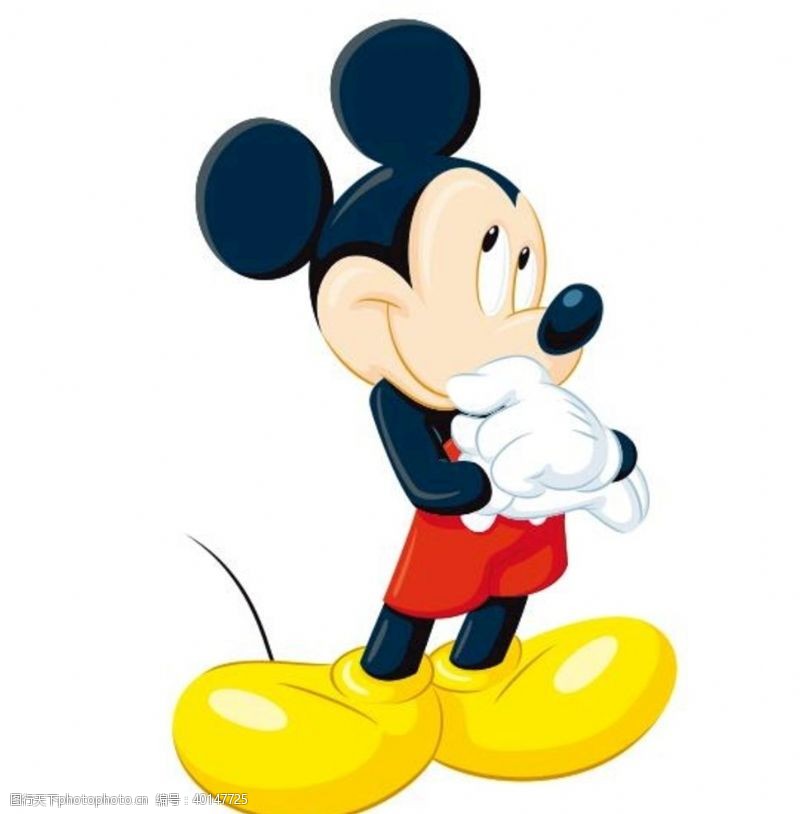 迪士尼矢量卡通米老鼠图片