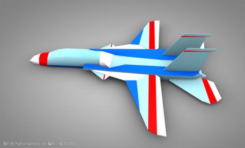 飞机模型C4D模型战斗飞机玩具图片