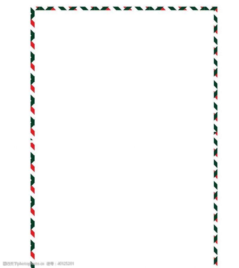 彩色圣诞节条纹边框图片