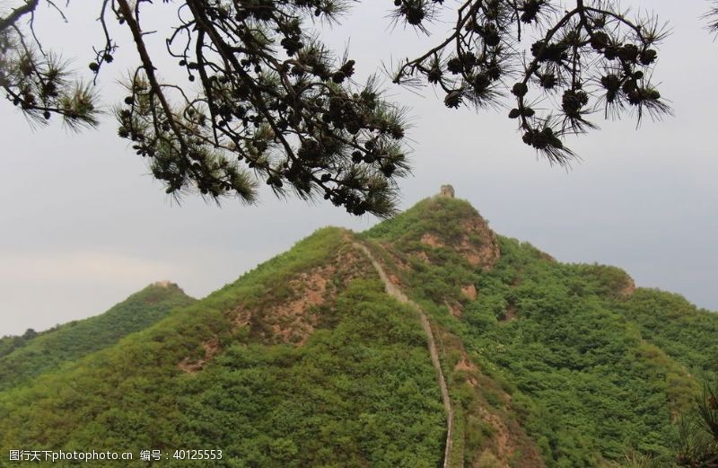 岭长城风景图片