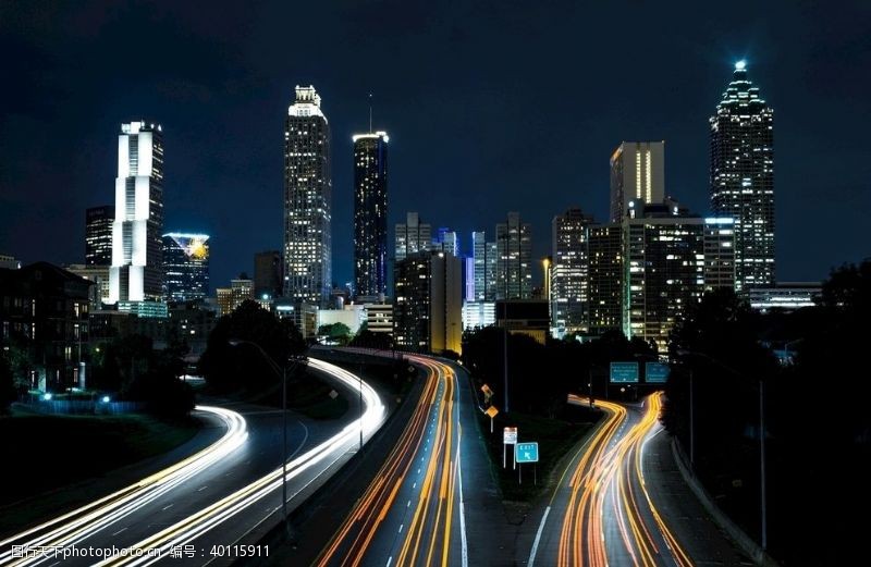 摄影模板城市剪影缤纷城市彩色城市图图片