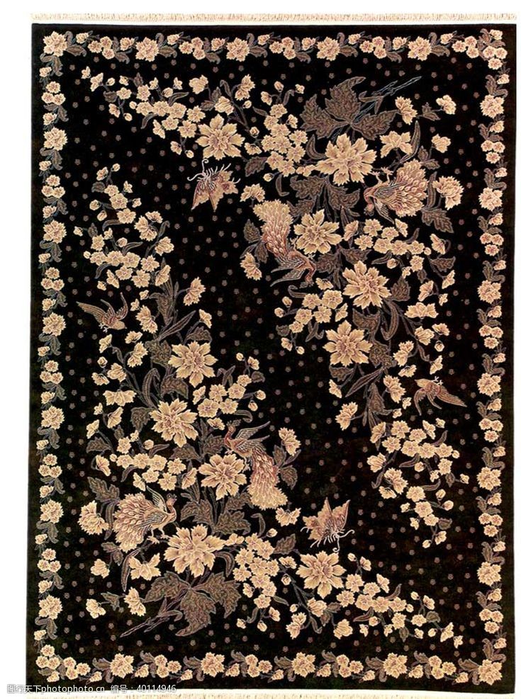 花梨地毯图片