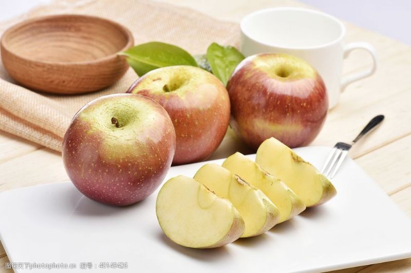 新鲜水果素材高清苹果摄影图片