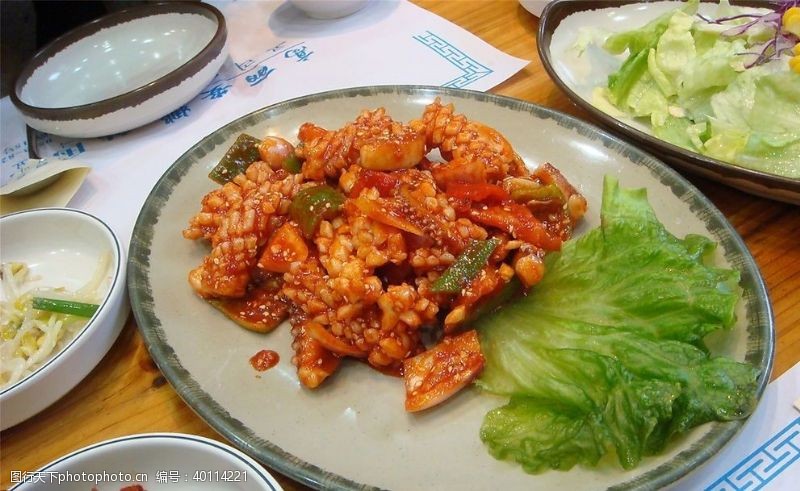 牛油果韩国料理图片