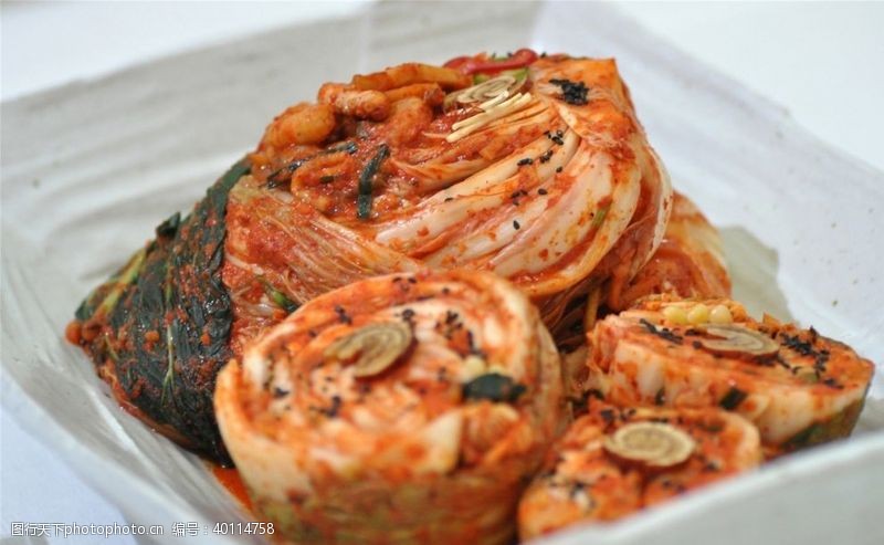 香菇韩国料理图片