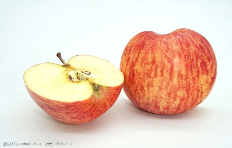 苹果红富士摄影图片